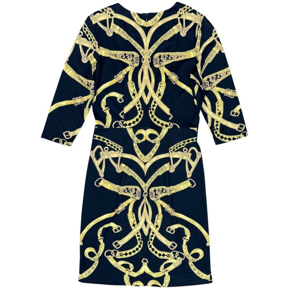 Women's J.MCLAUGHLIN Sophia Catalina Equestrian Shift Dress | Size M - Picture 2 of 8